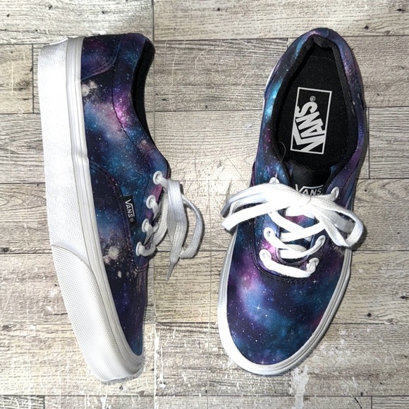 Vans, Galaxy Print, Lace-Up Low Tops - Picture 2 of 9